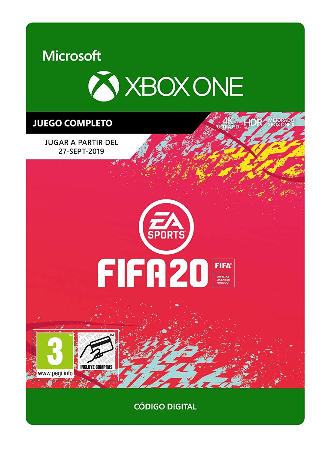 FIFA 20 - Xbox One - Código de descarga